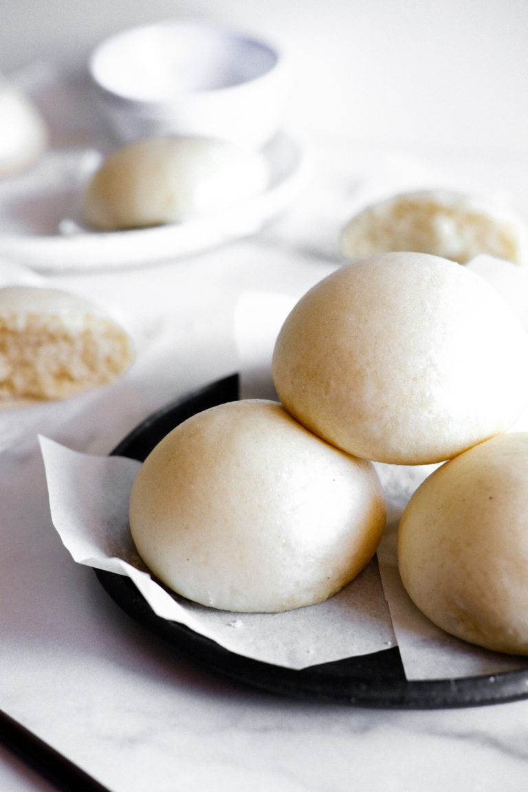 Black Sesame Steamed Buns - One Happy Bite