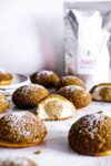 Hojicha Cream Puffs Choux Au Craqelin One Happy Bite