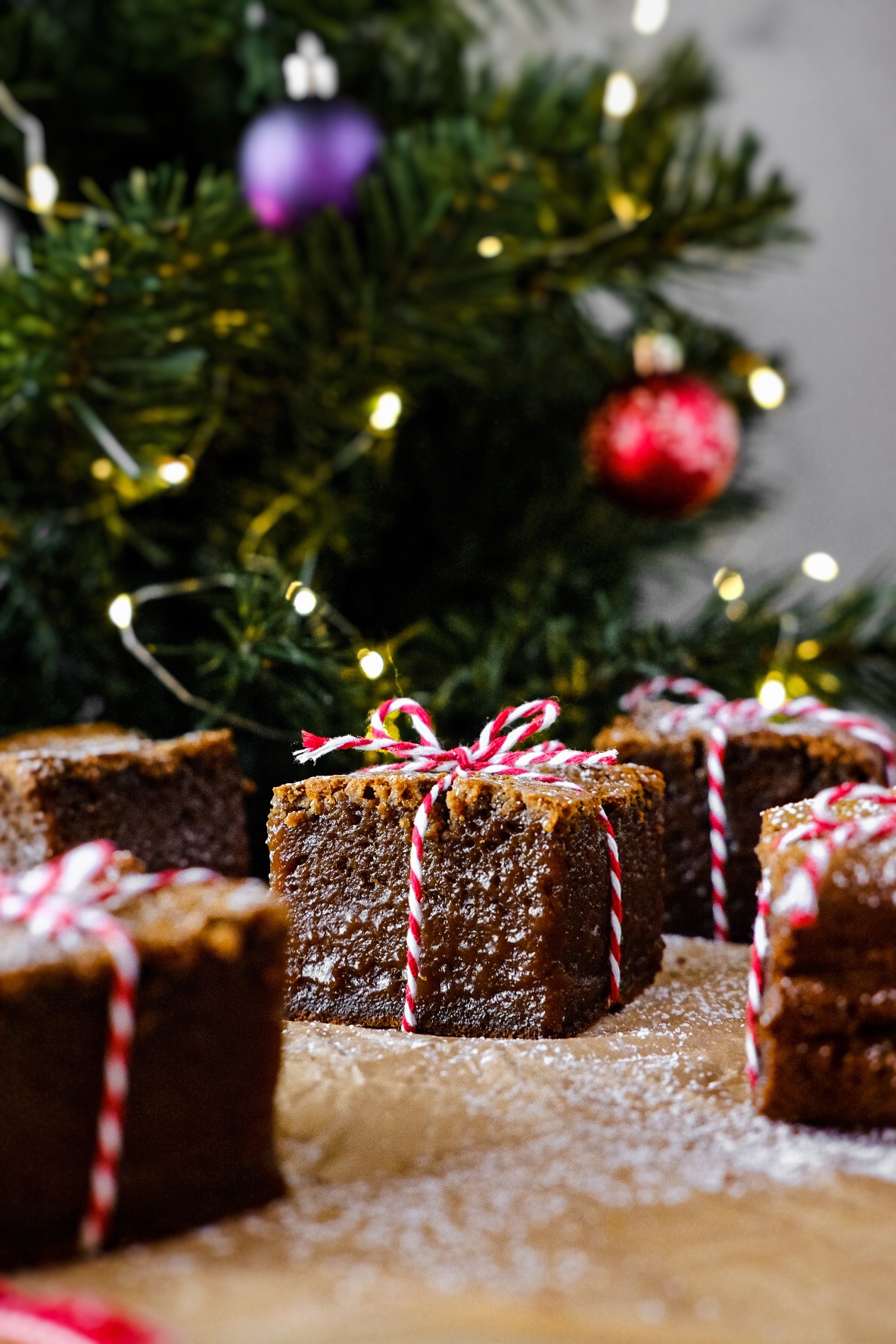 Gingerbread Butter Mochi 