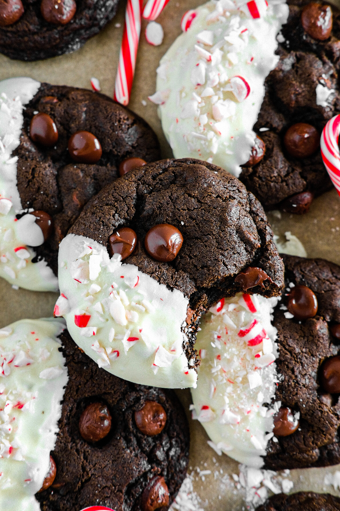 Peppermint Mocha Cookies 