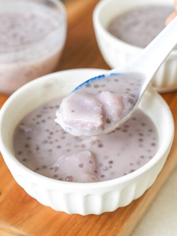 taro coconut sago