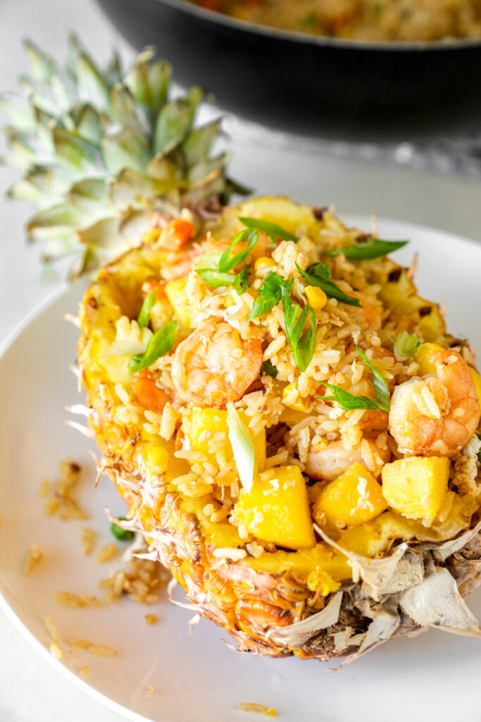Pineapple Fried Rice With Shrimps