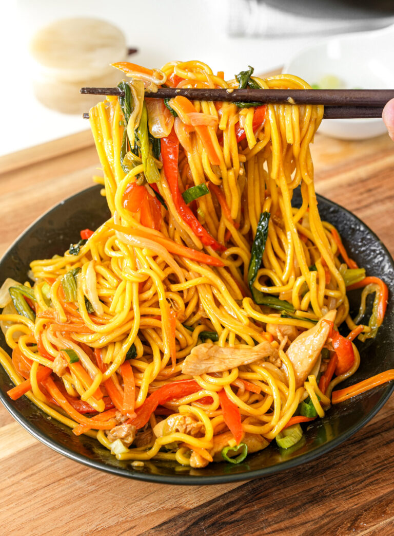 Chicken Chow Mein (Better than Take-Out) - One Happy Bite