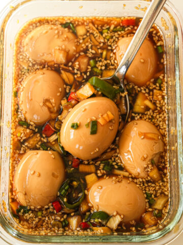 Korean marinated eggs mayak eggs