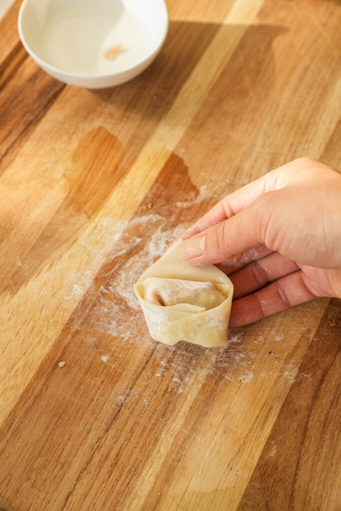 easy way to fold wonton envelope method