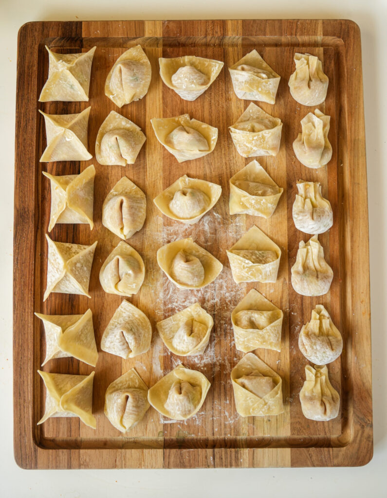 6 easy ways to fold wontons