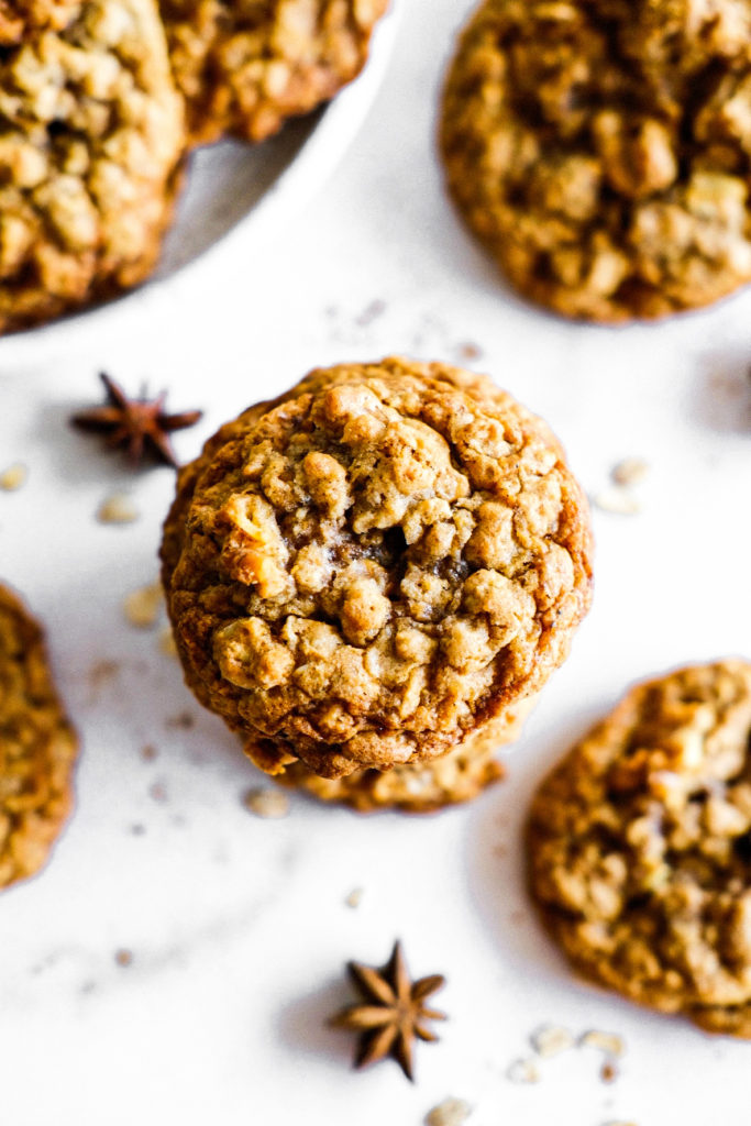 chai spiced oatmeal cookies