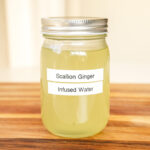 scallion ginger infused water