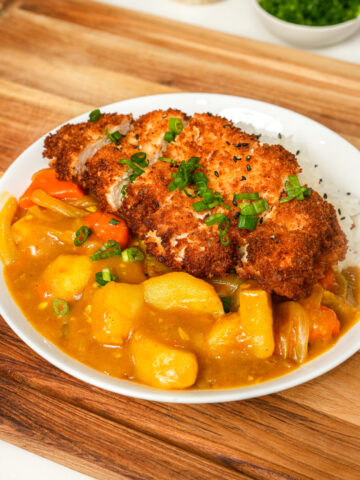 Japanese Chicken Katsu Curry with rice