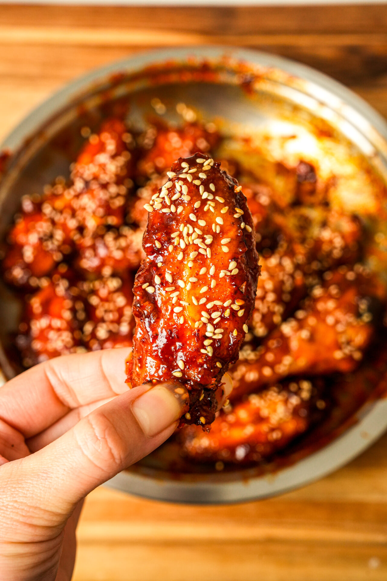 Air Fryer Gochujang Honey Chicken Wings