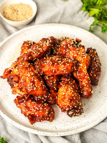 Air Fryer Gochujang Honey Chicken Wings