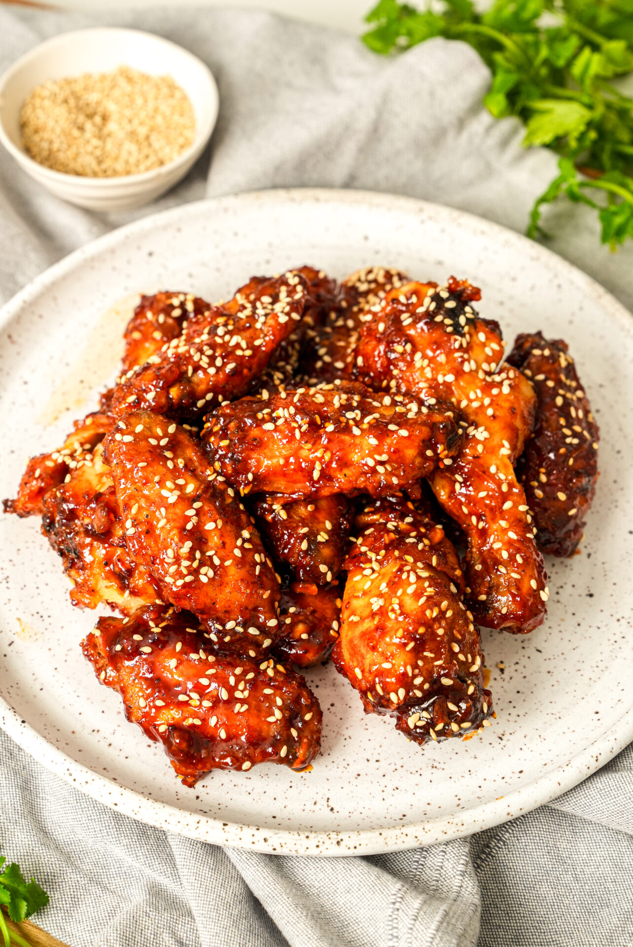 Air Fryer Gochujang Honey Chicken Wings