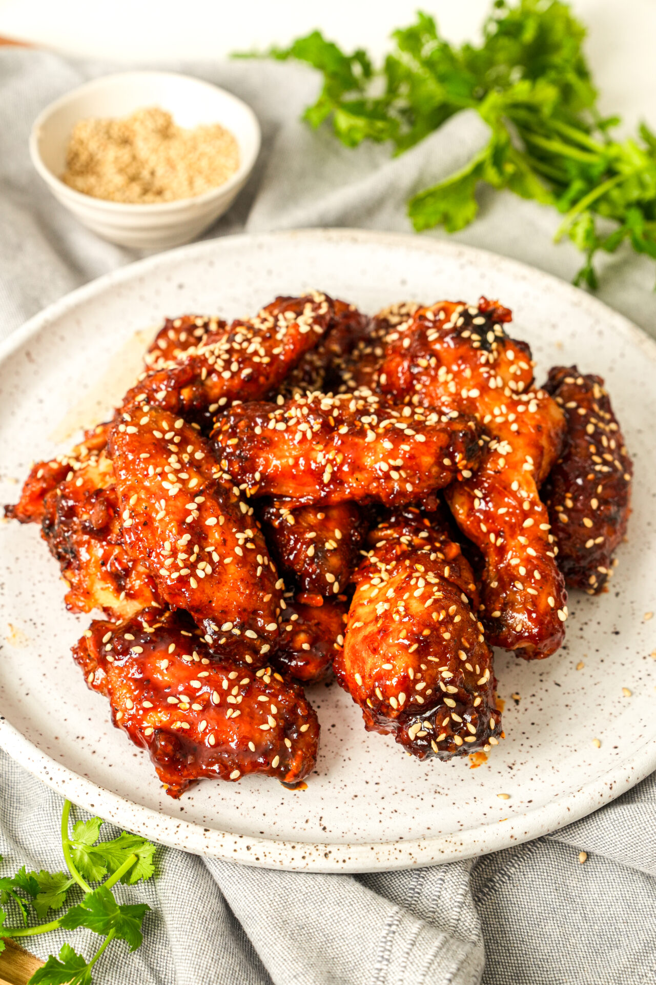 Air Fryer Gochujang Honey Chicken Wings