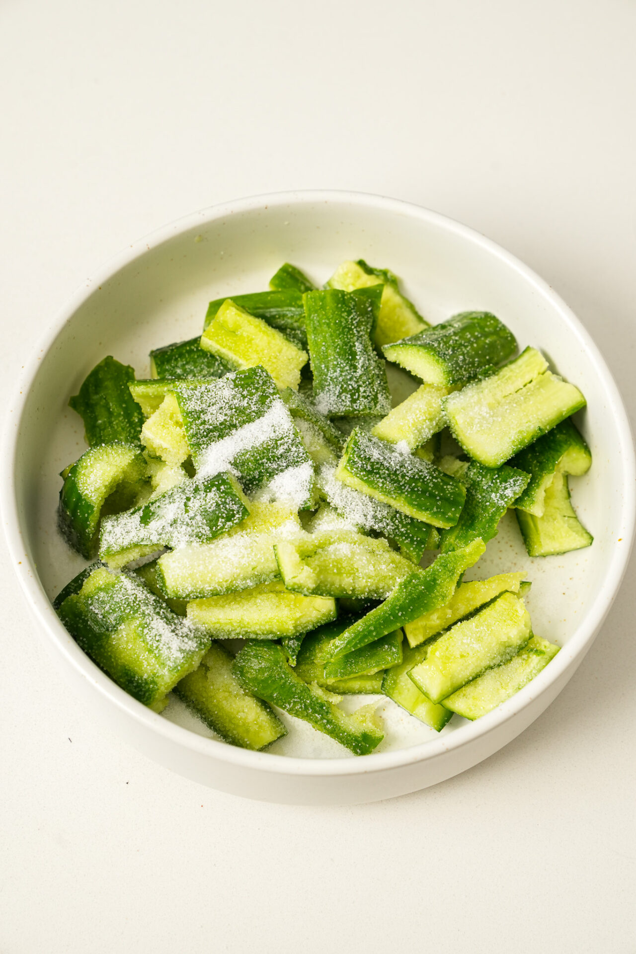 smashed cucumber salad with garlic