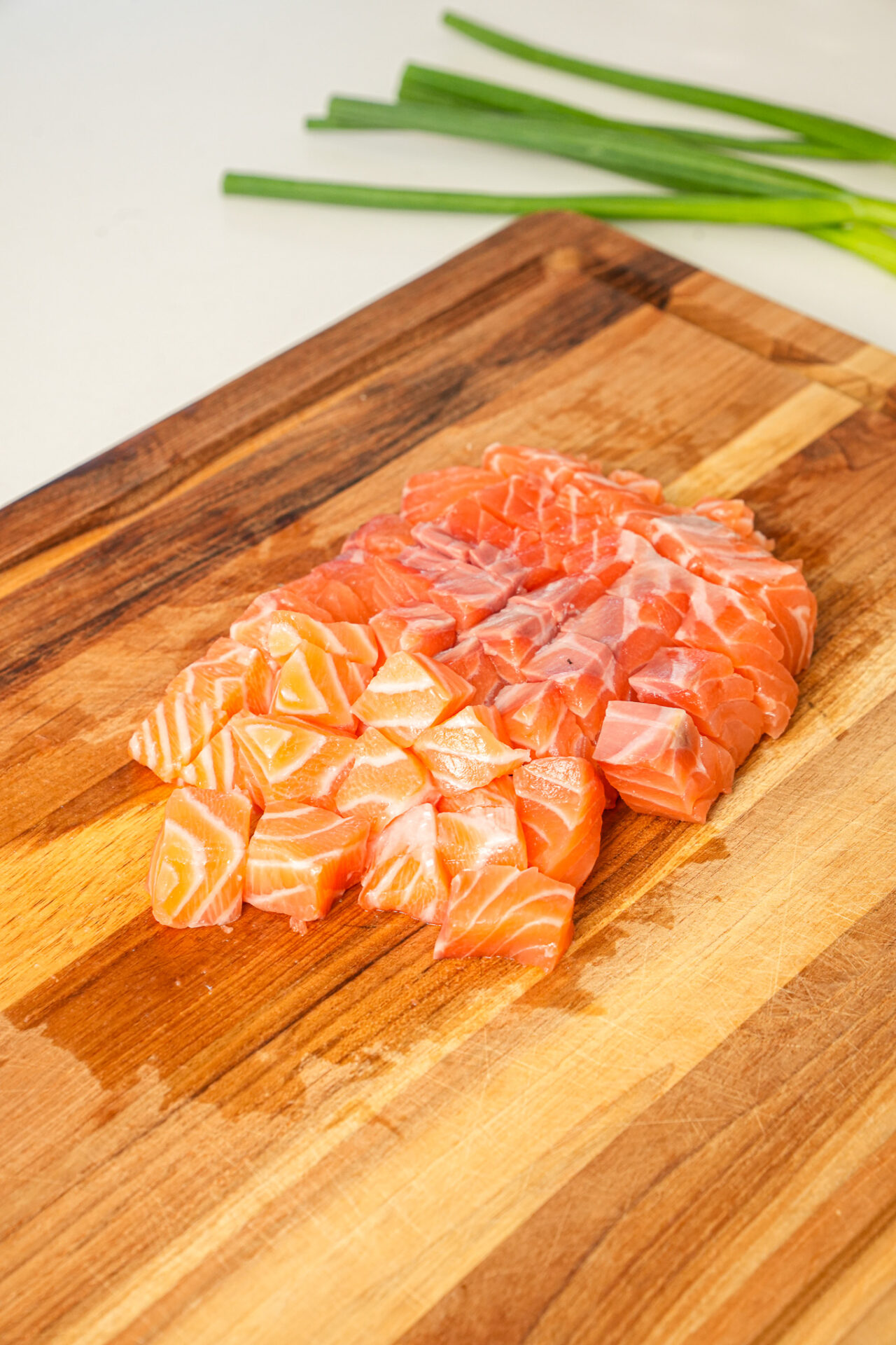 salmon with kewpie mayo for viral salmon sushi bake cups