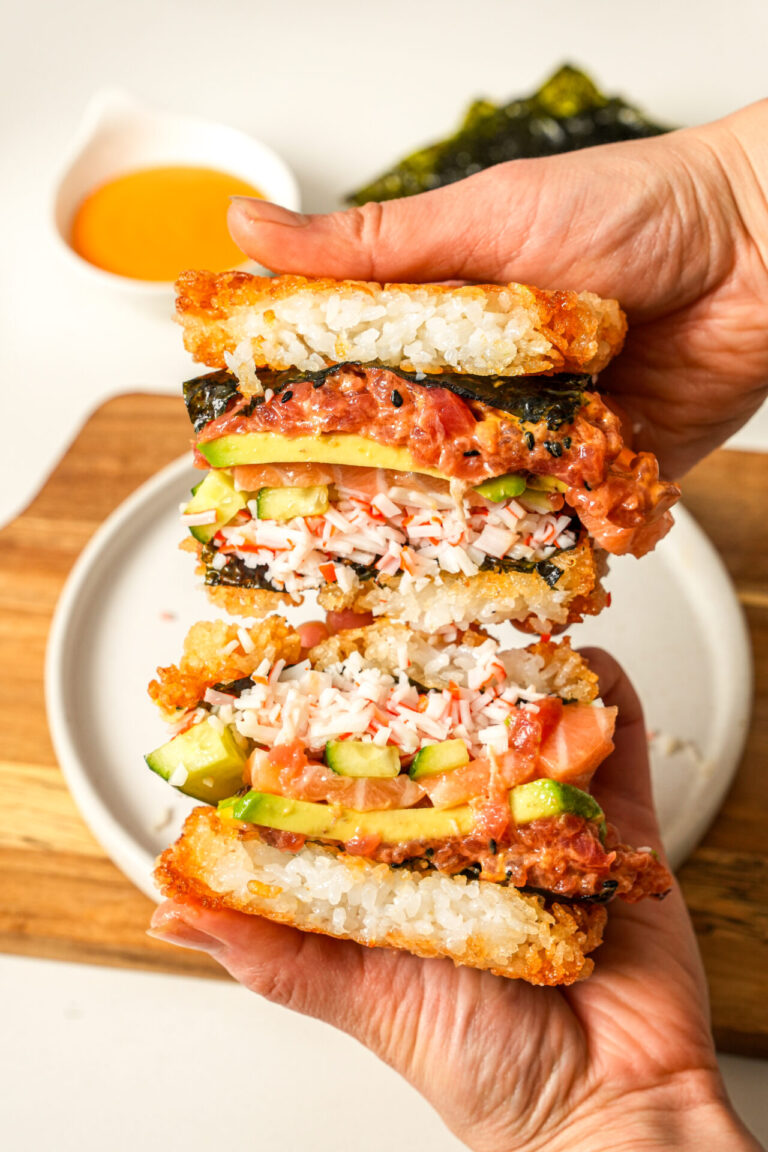 Erewhon Crispy Rice Sushi Sandwich Recipe - One Happy Bite