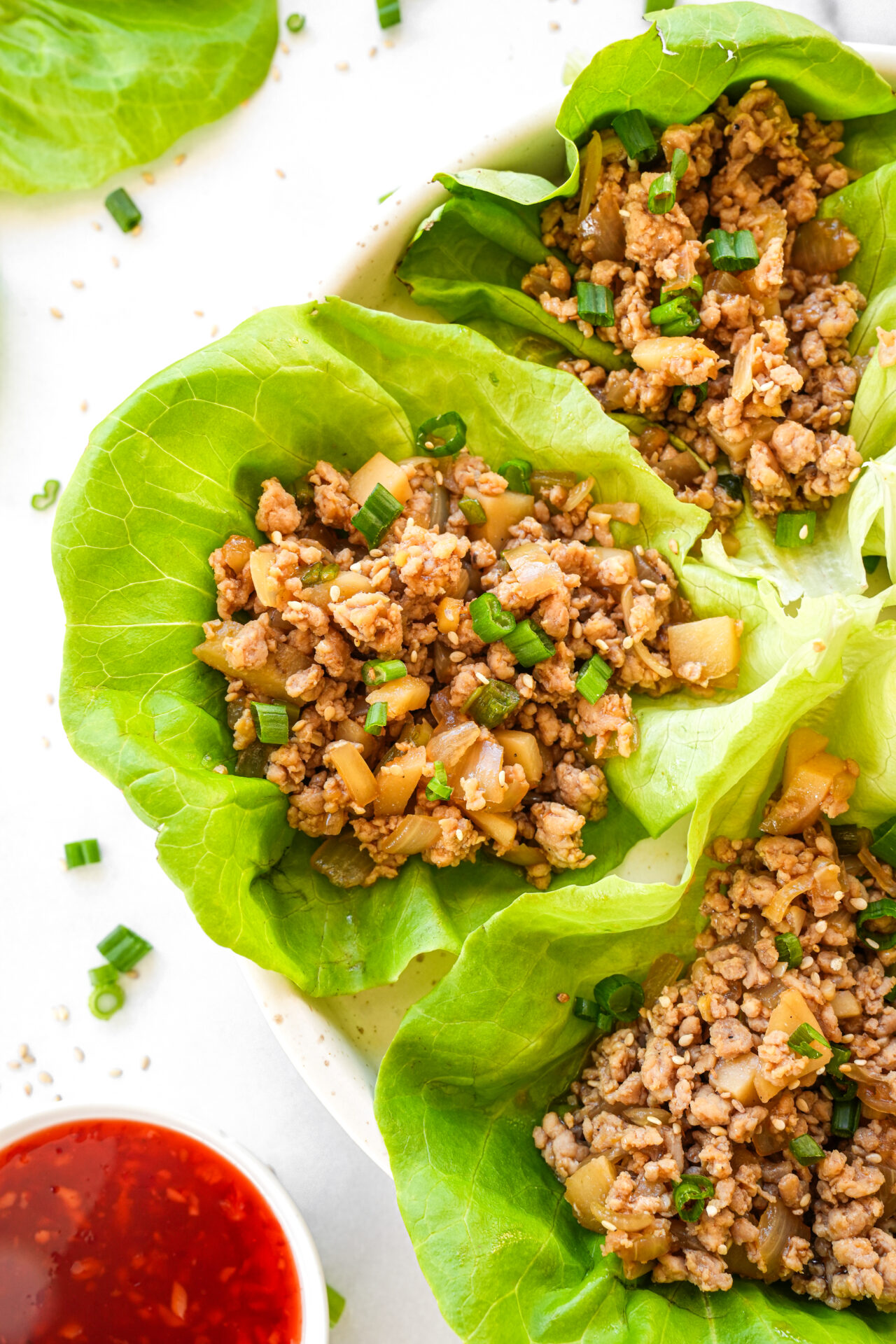 High Protein Chicken Lettuce Wraps (PF Chang's Copycat)