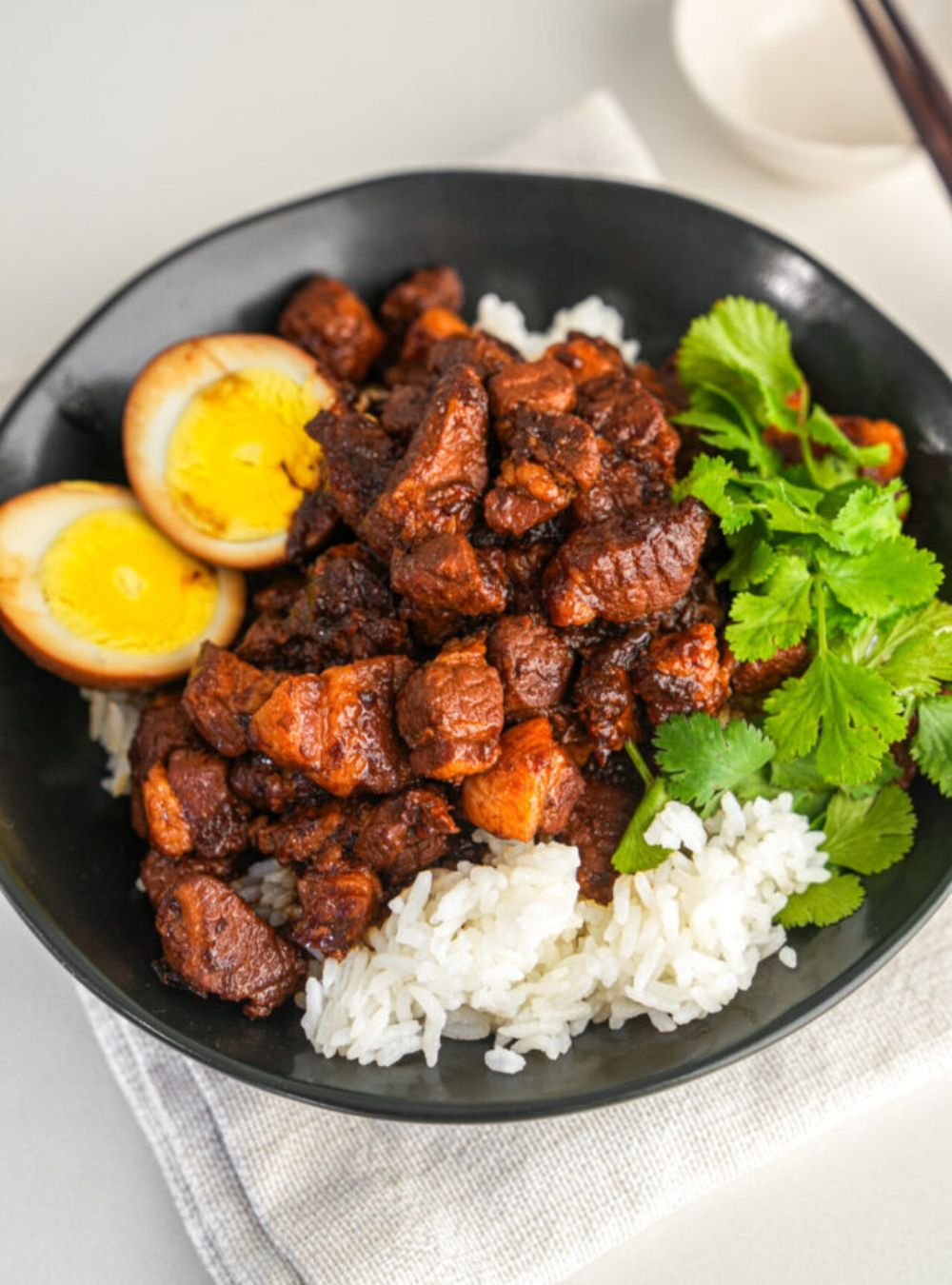 Easy Taiwanese Braised Pork Rice (Lu Rou Fan)