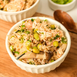 Garlic Butter Salmon Rice Bowls (Rice Cooker Recipe)