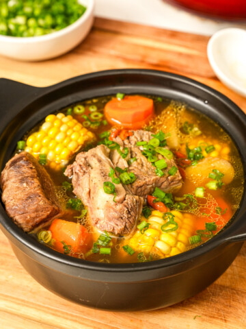 Beef Short Ribs and Corn Soup Recipe