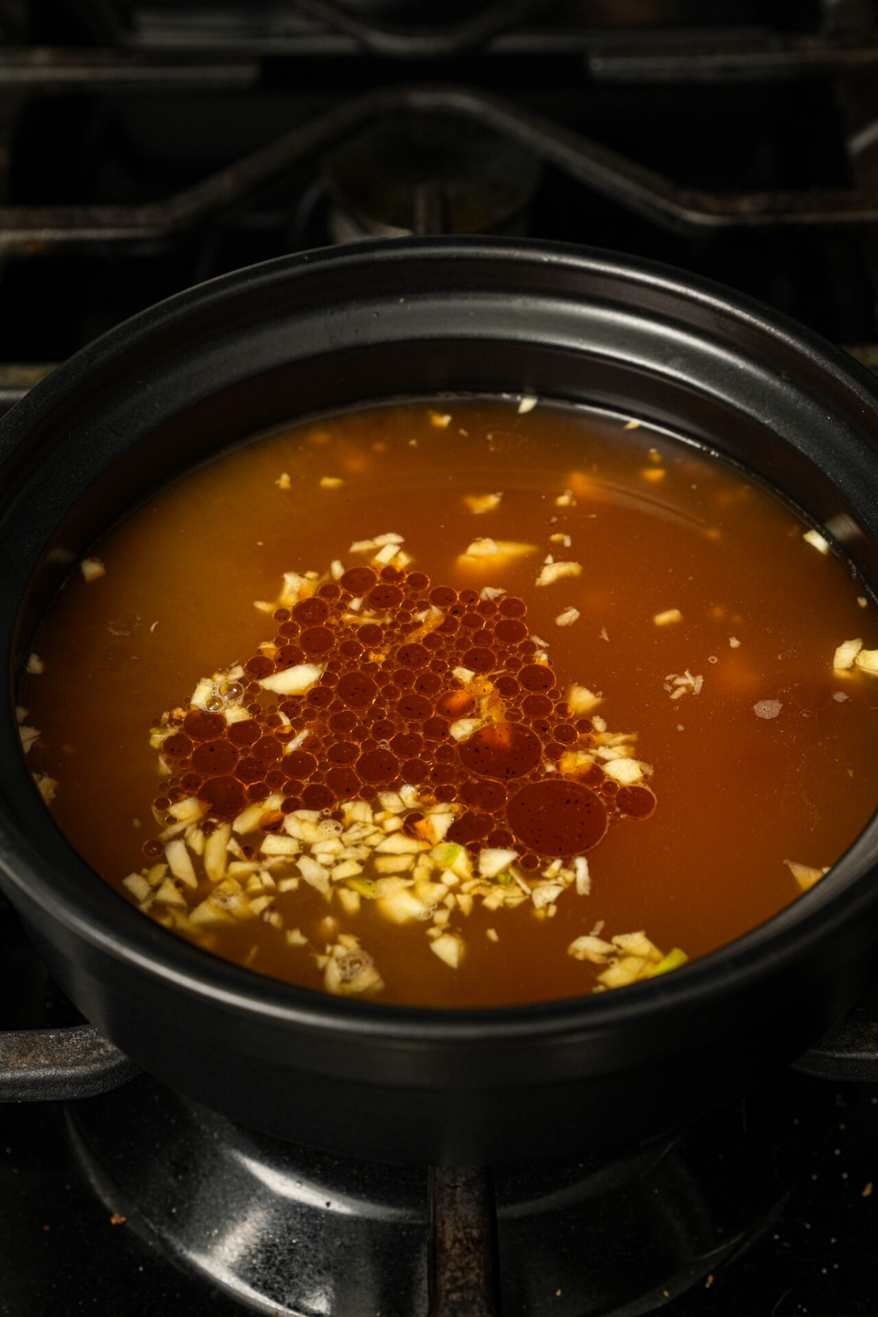 Honey Soy Glazed Chicken with Garlic Ginger Brothy Rice
