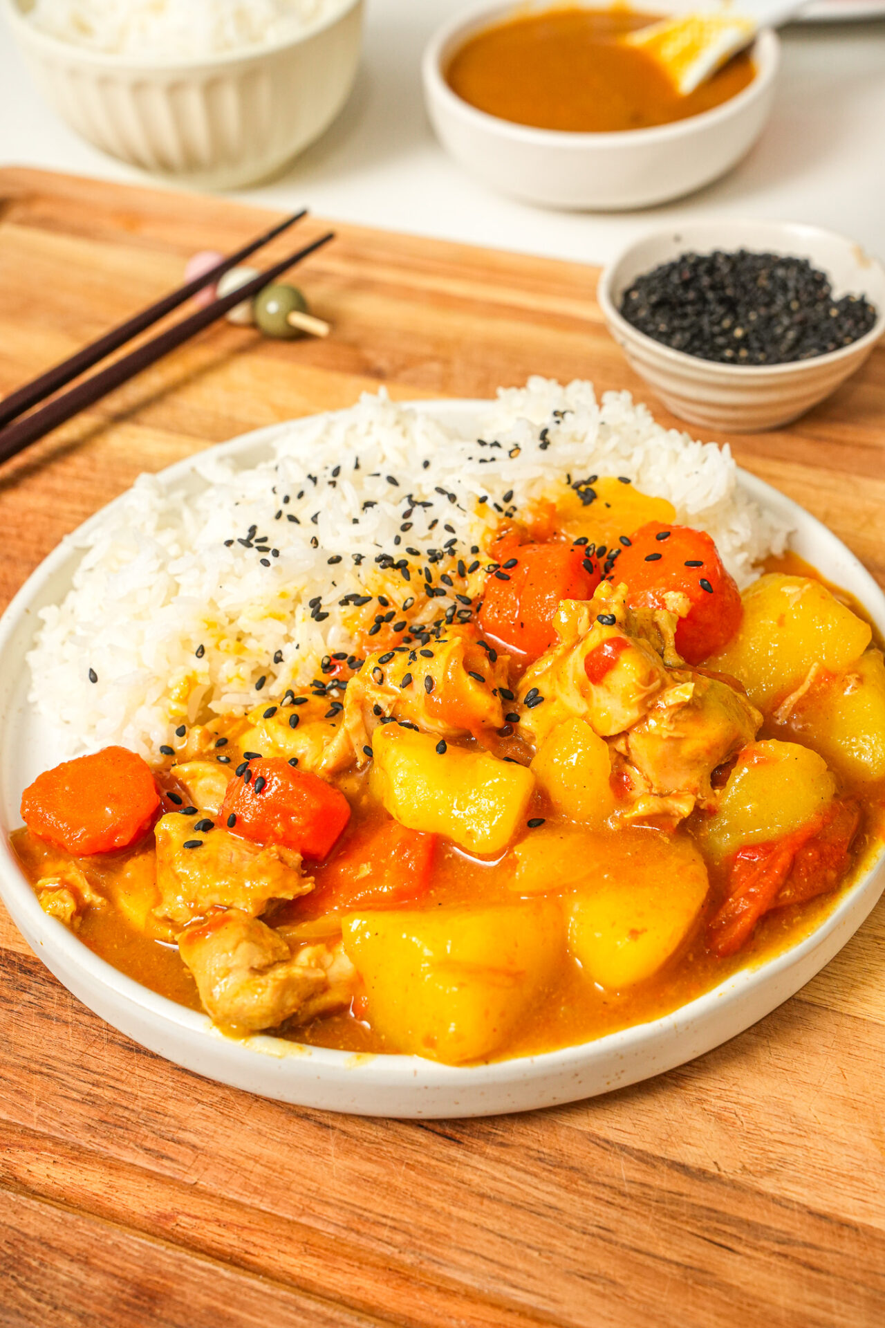 Easy Japanese Curry in Rice Cooker