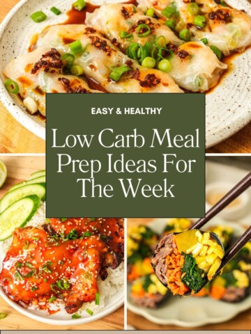 easy and healthy low carb meal prep ideas for the week