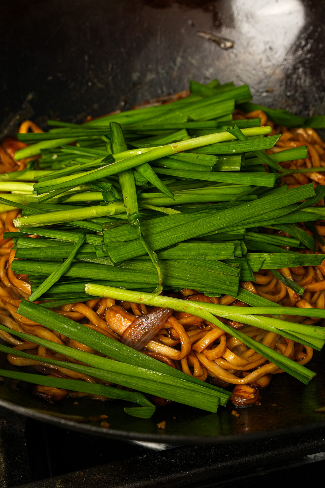 Longevity Noodles with Mushroom Recipe Yi Mein