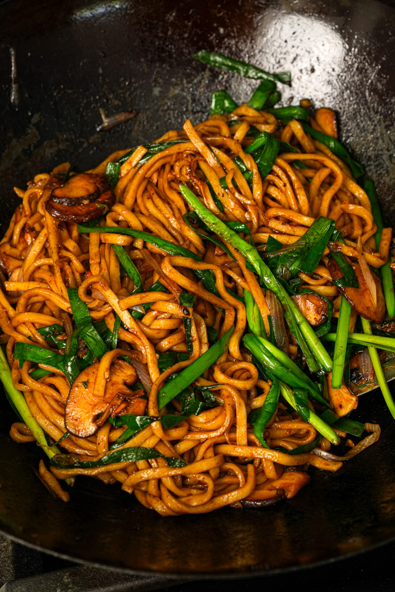 Longevity Noodles with Mushroom Recipe Yi Mein