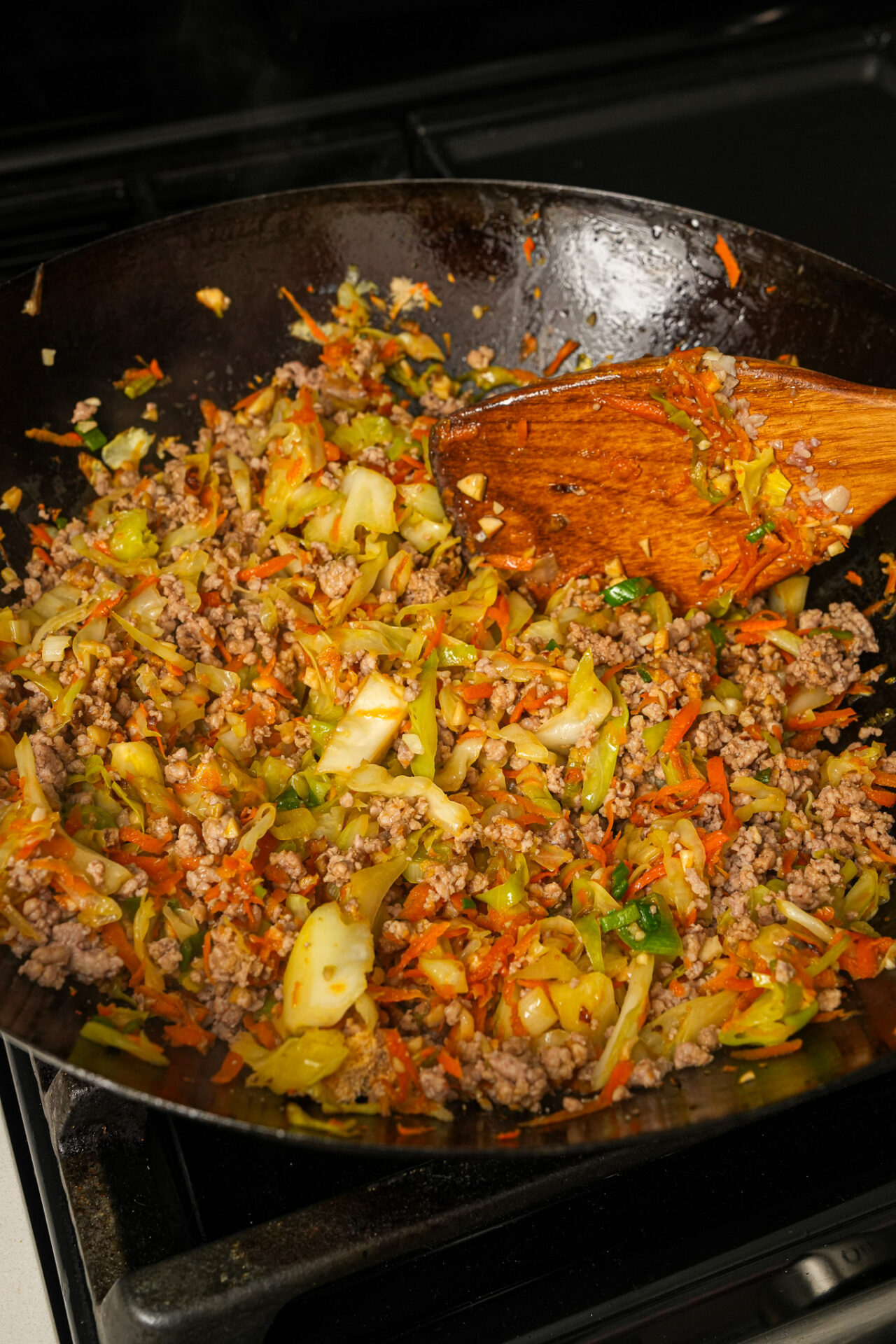how to make Crispy Pork and Cabbage Egg Rolls