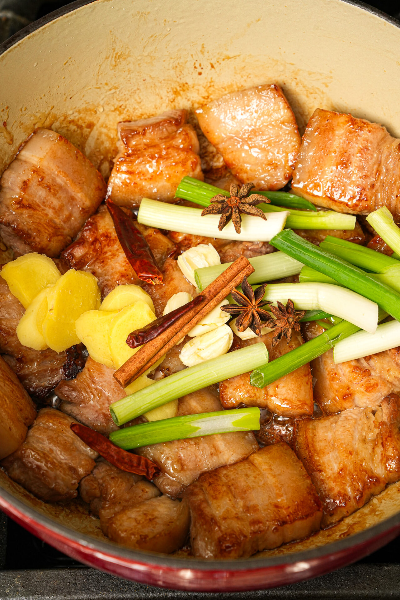 Asian braised pork belly recipe