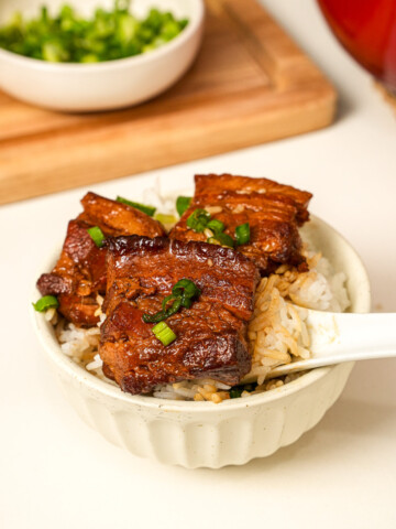 Asian braised pork belly recipe