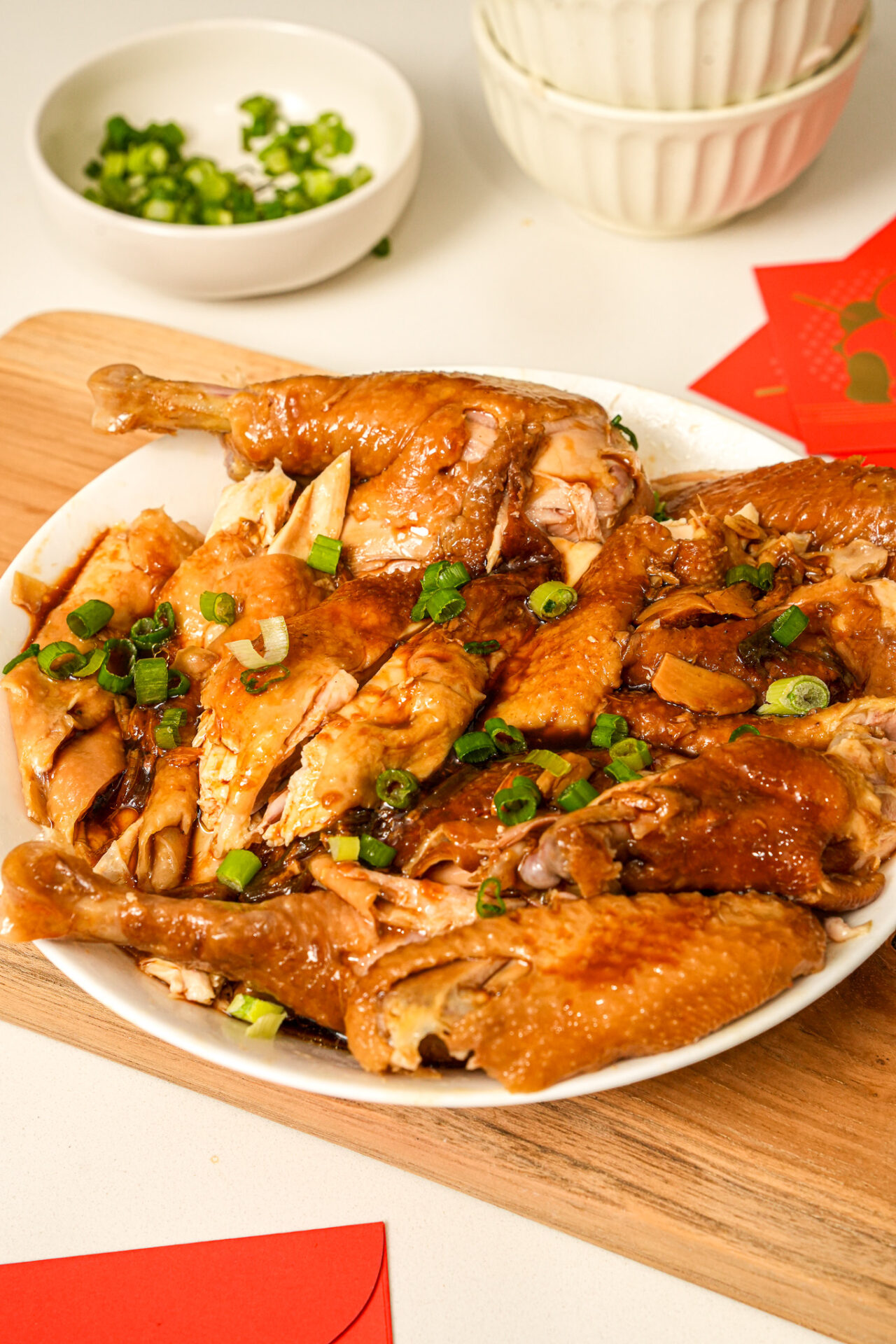 One Pot soy sauce chicken in rice cooker