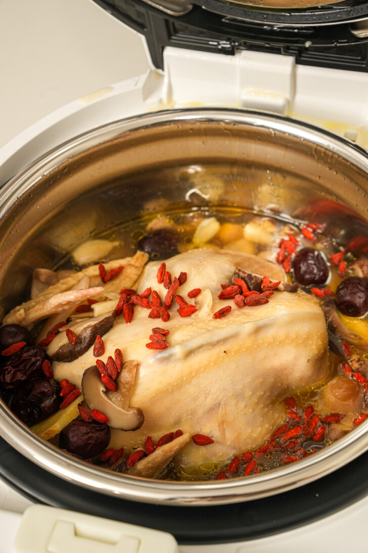 Chinese herbal chicken soup recipe