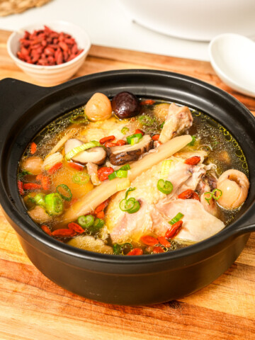 Chinese herbal chicken soup recipe