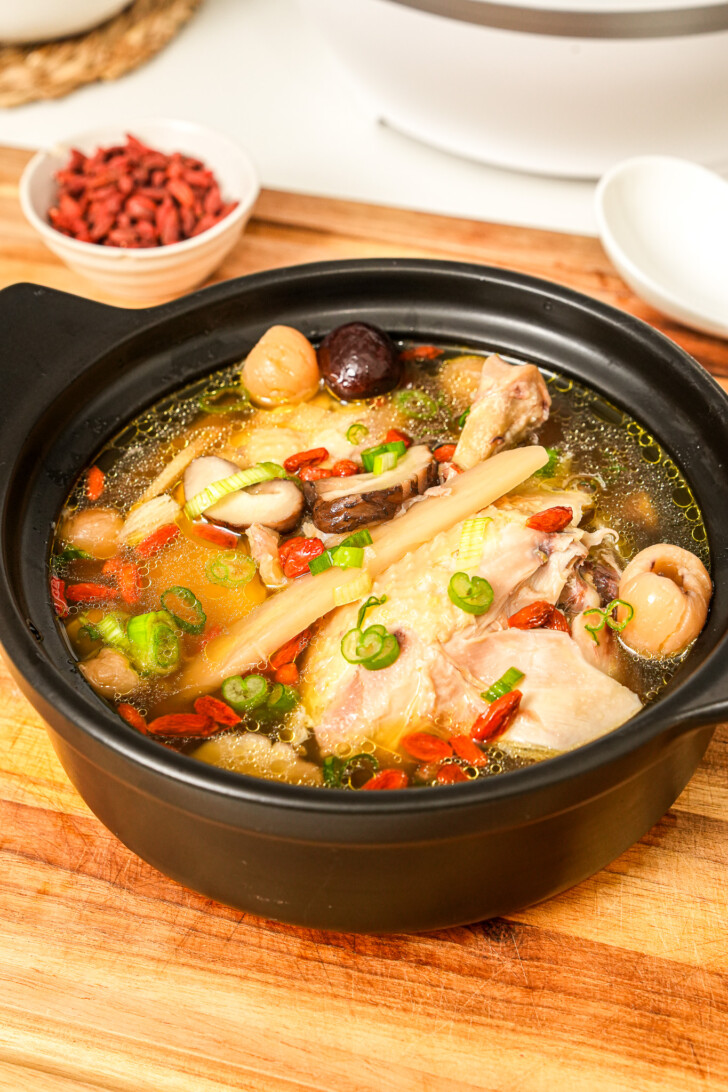 Chinese herbal chicken soup recipe