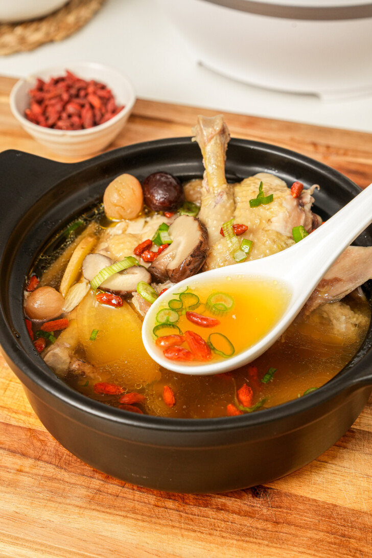 Chinese herbal chicken soup recipe